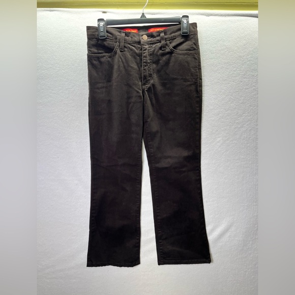 NYDJ Tummy Tuck Bootcut Jeans Womens 2P petite Black Denim Stretch VTG 2575 - Picture 1 of 10